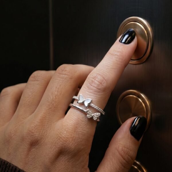 925 Silver CZ Multi-Ring Gift Set