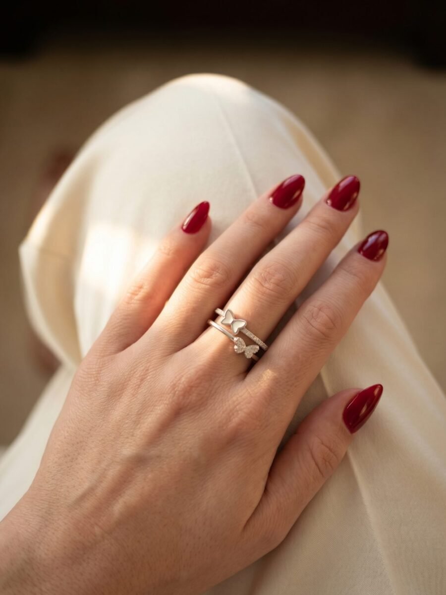 925 Silver CZ Multi-Ring Gift Set