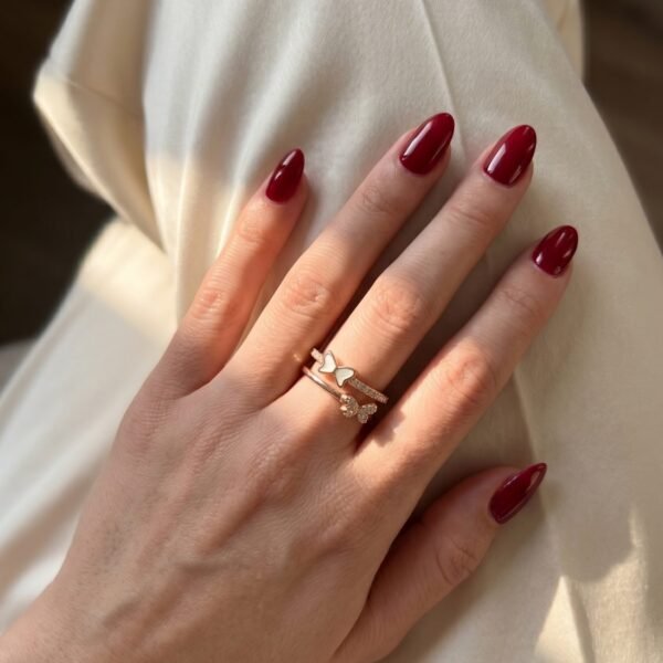 925 Silver Stacked Statement Ring