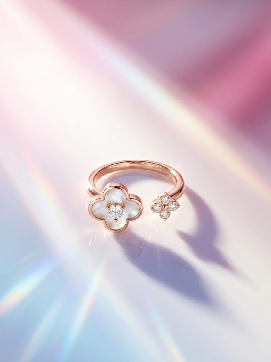 925 Silver CZ Dark Statement Ring