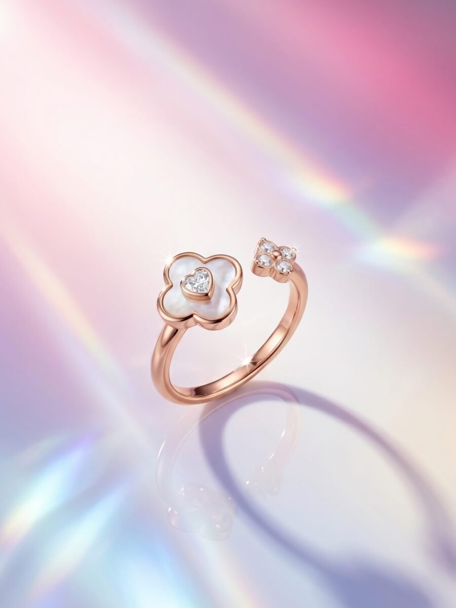 925 Silver CZ Dark Statement Ring