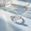 925 Silver CZ Statement Band Ring