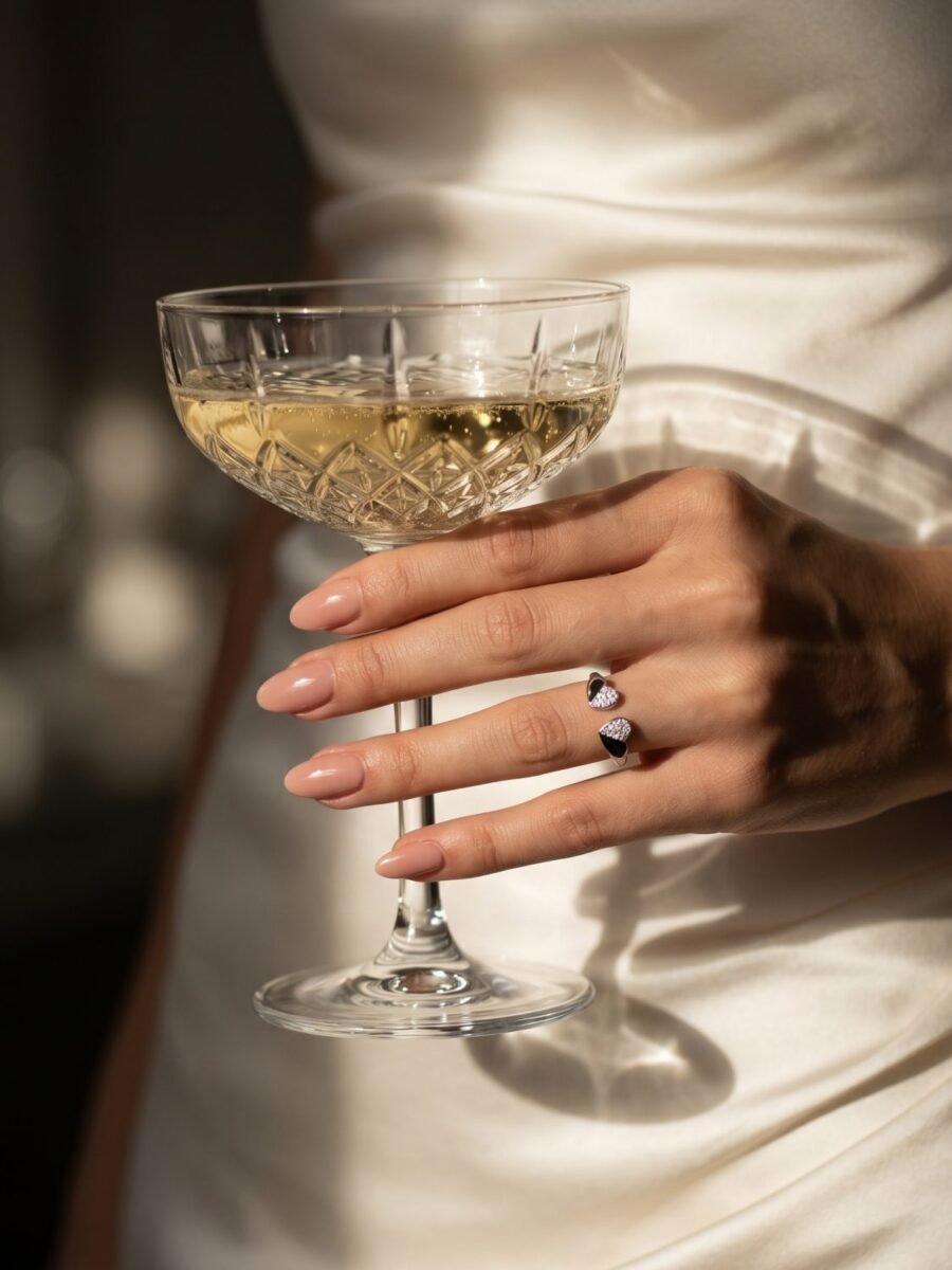 925 Silver Openwork CZ Ring