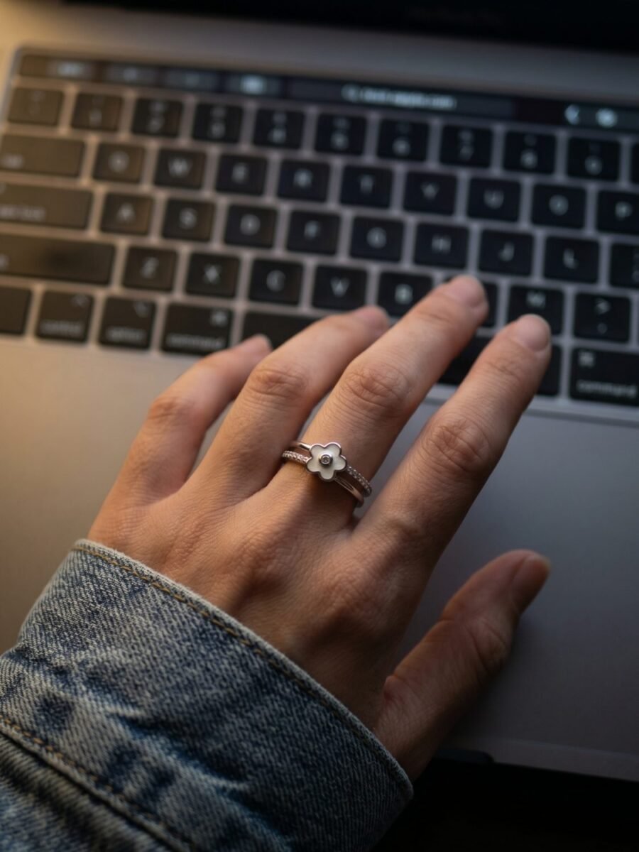 925 Silver Minimal Stacking Ring