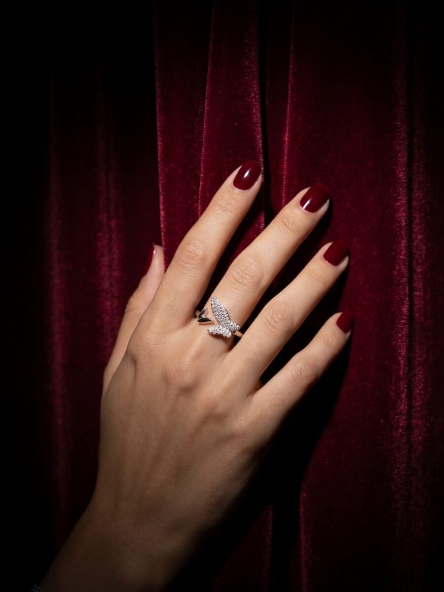 925 Silver CZ Delicate Ring
