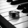 925 Silver CZ Rectangular Ring