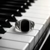 925 Silver Blue Stone Men’s Ring