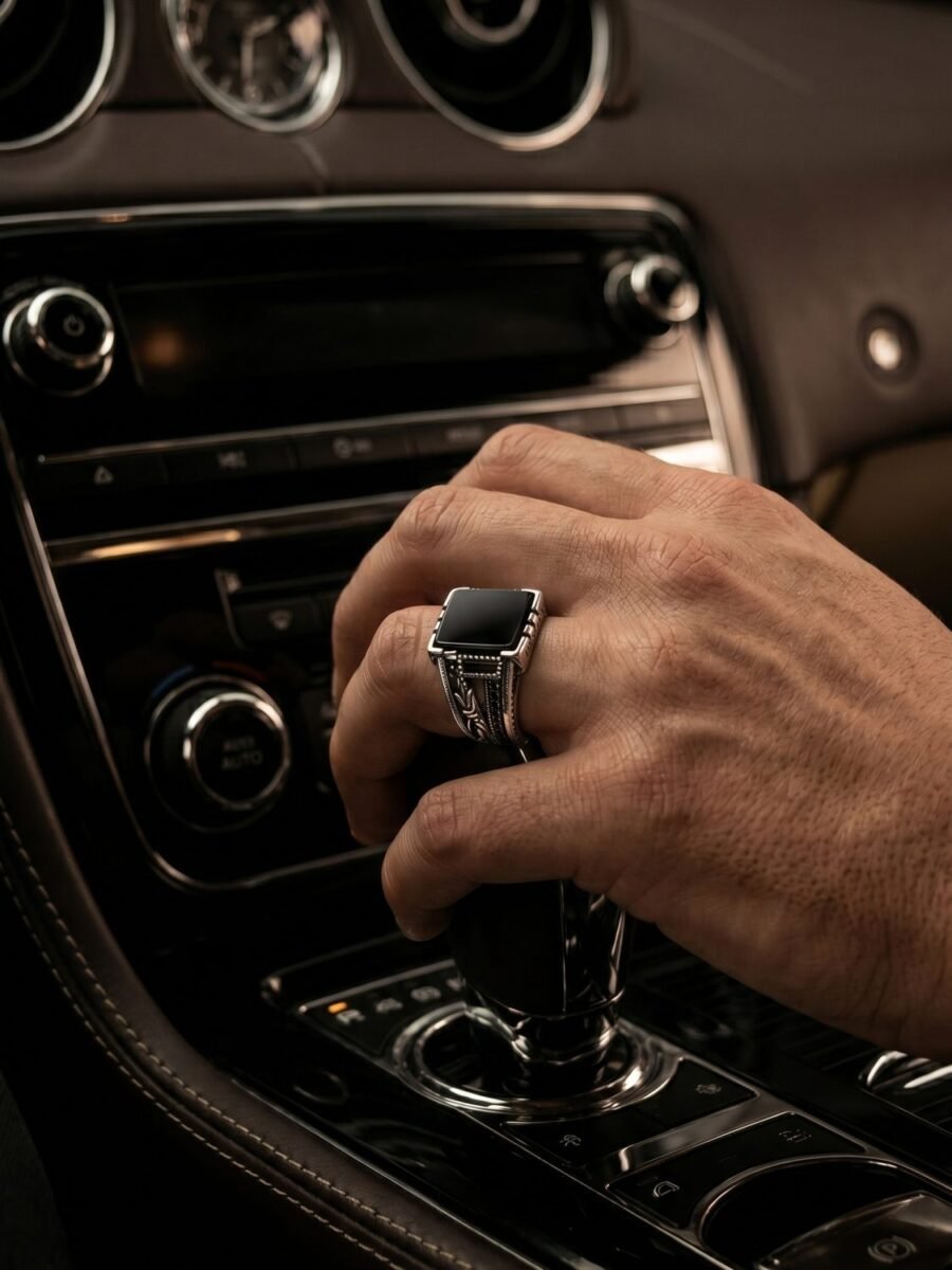 925 Silver Men's Stacked Ring Set