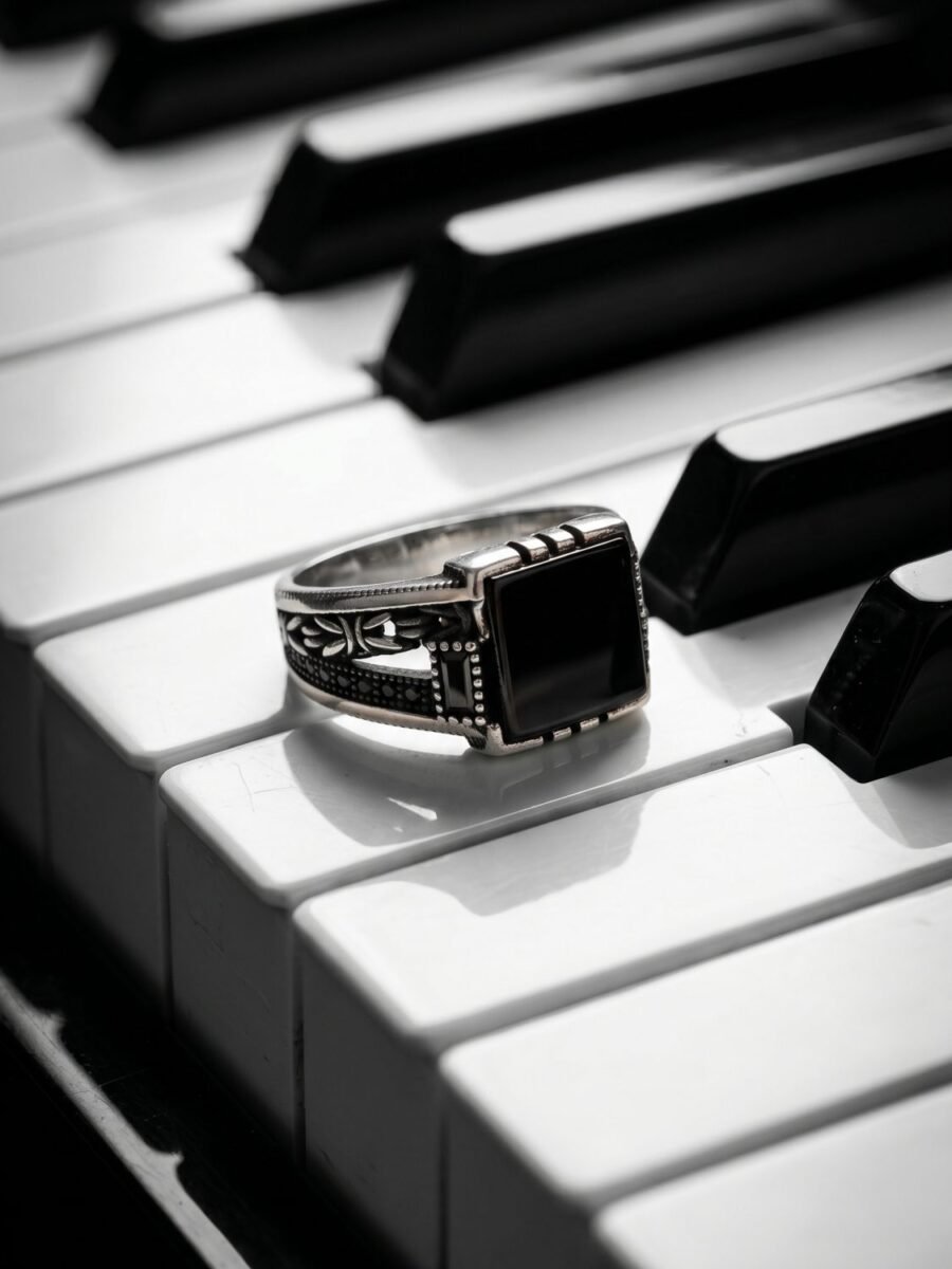 925 Silver Men's Stacked Ring Set