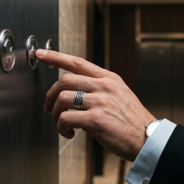 925 Silver Men's Classic Signet Ring
