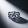 925 Silver CZ Bold Dome Ring