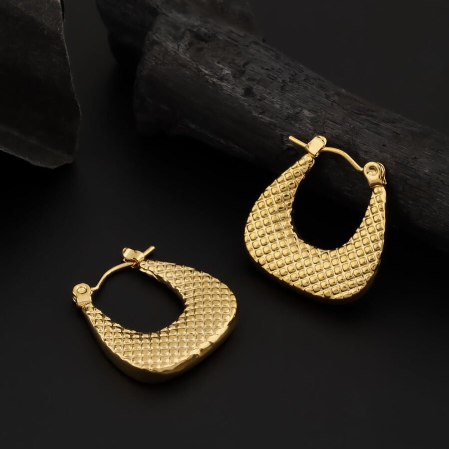 Chunky U-Hoop Earrings