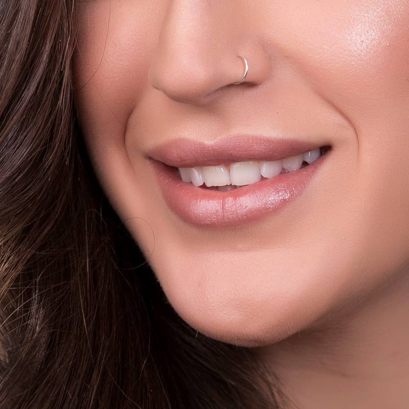 Silver Hoop Nosepin