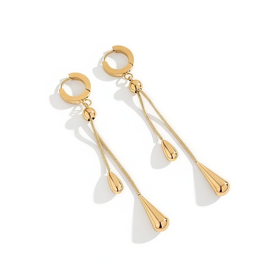 Long Tassel Drop Earrings