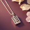925 Silver Abacus Pendant Necklace