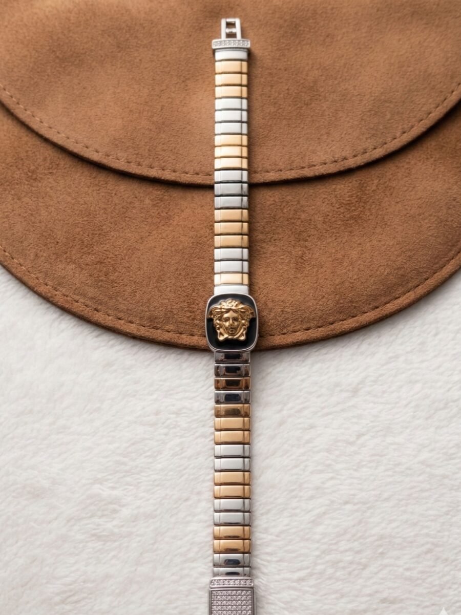 925 Silver Men’s Ribbed Plaque Bracelet