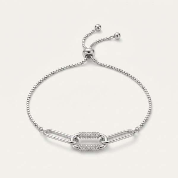 Oval Station Bracelet