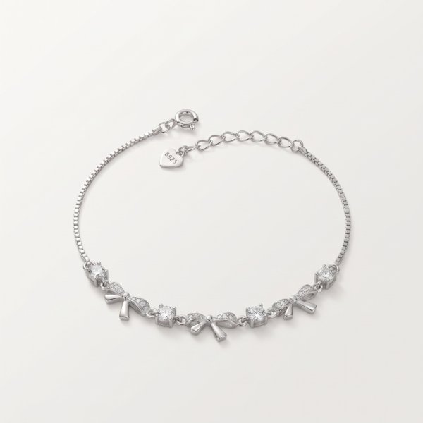 Channel Bar Silver Bracelet