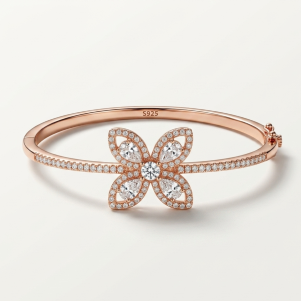 CZ Butterfly Charm Bracelet