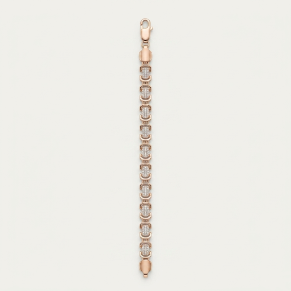 Floral Station Chain Bracelet
