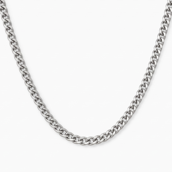 925 Silver Men's Classic Curb Chain