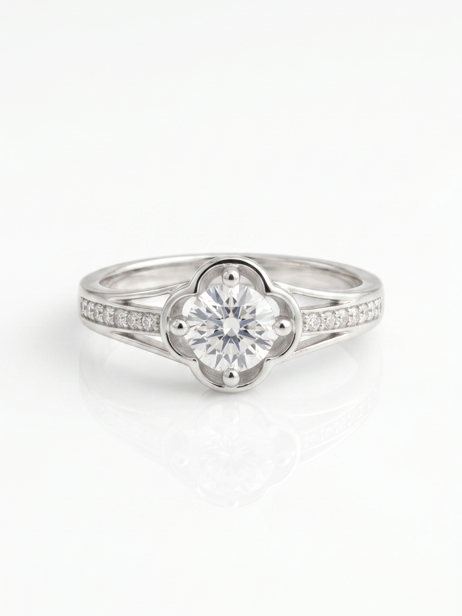 925 Silver Engraved Wide Band Ring