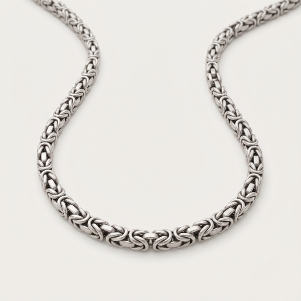 925 Silver Men's Byzantine Chain