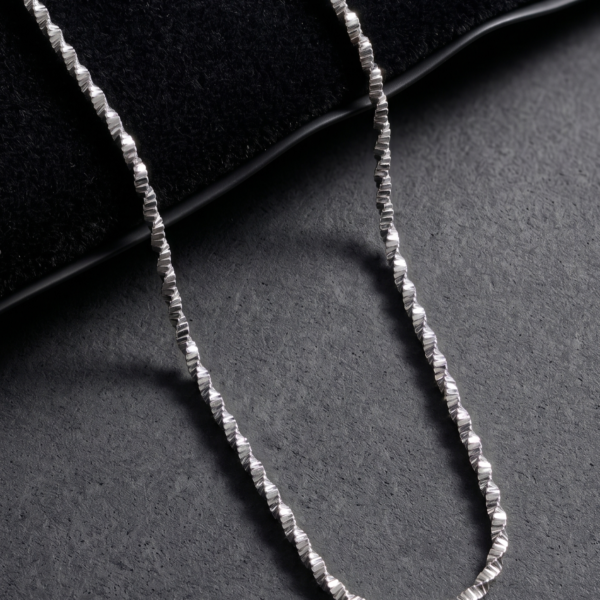 925 Silver Men's Fine Rope Chain