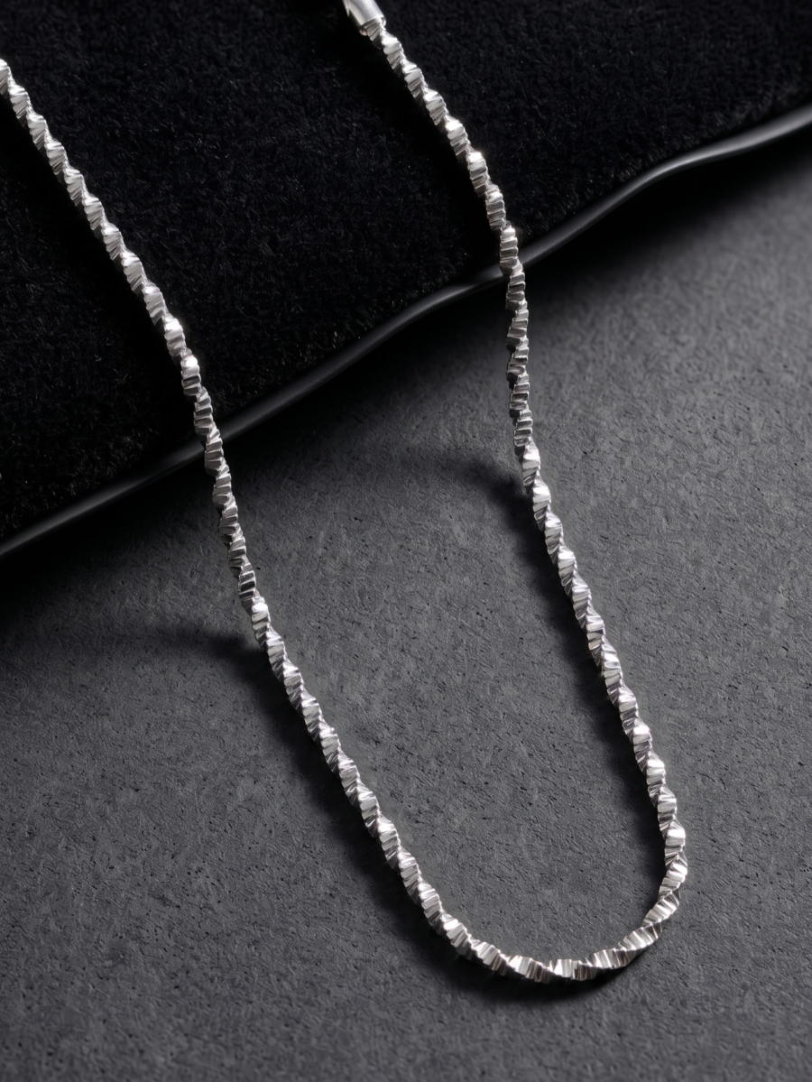 925 Silver Men's Fine Rope Chain