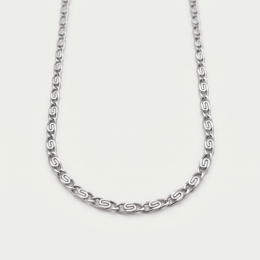 925 Silver Men's Anchor Link Chain