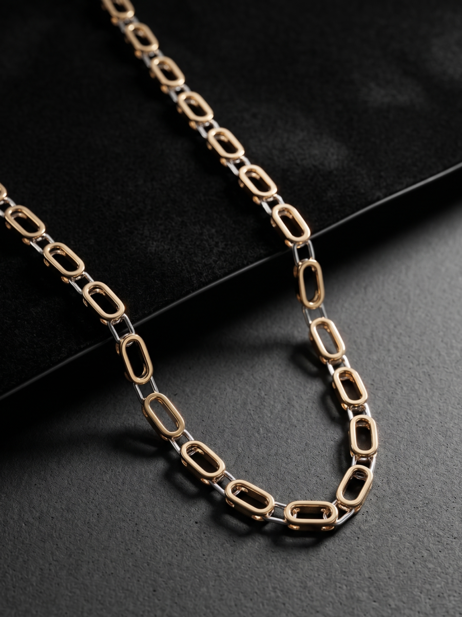 925 Silver Men's Paperclip Chain