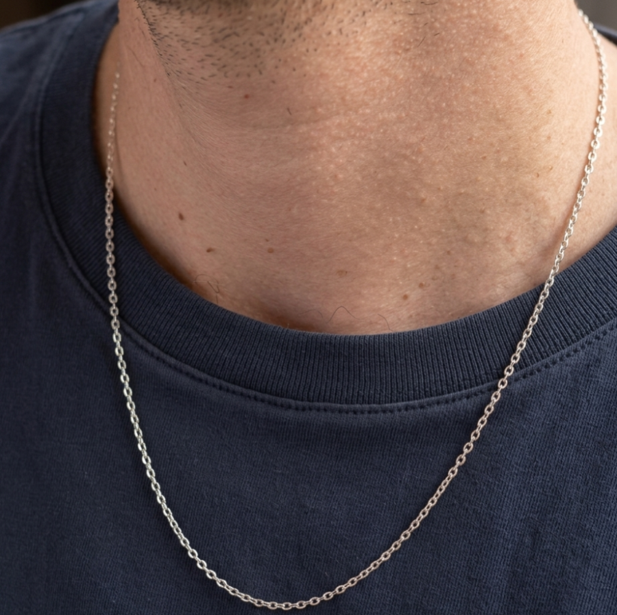 925 Silver Men's Cable Chain