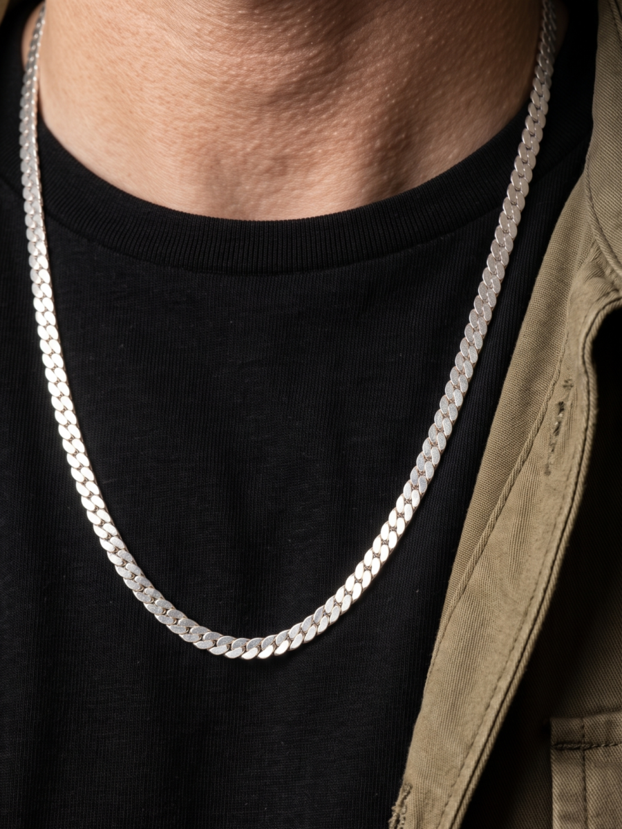 925 Silver Men's Franco Chain