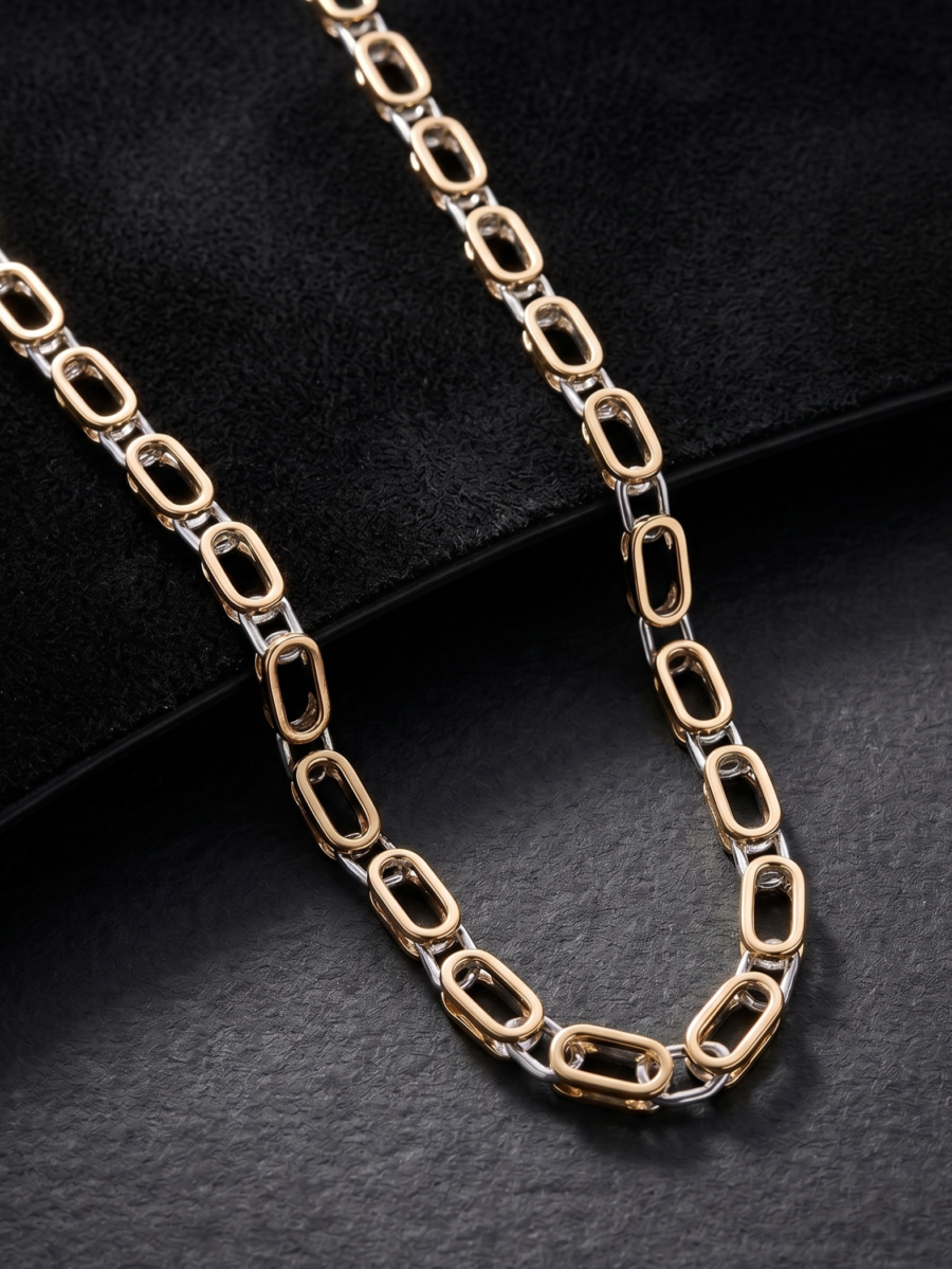 925 Silver Men's Paperclip Chain