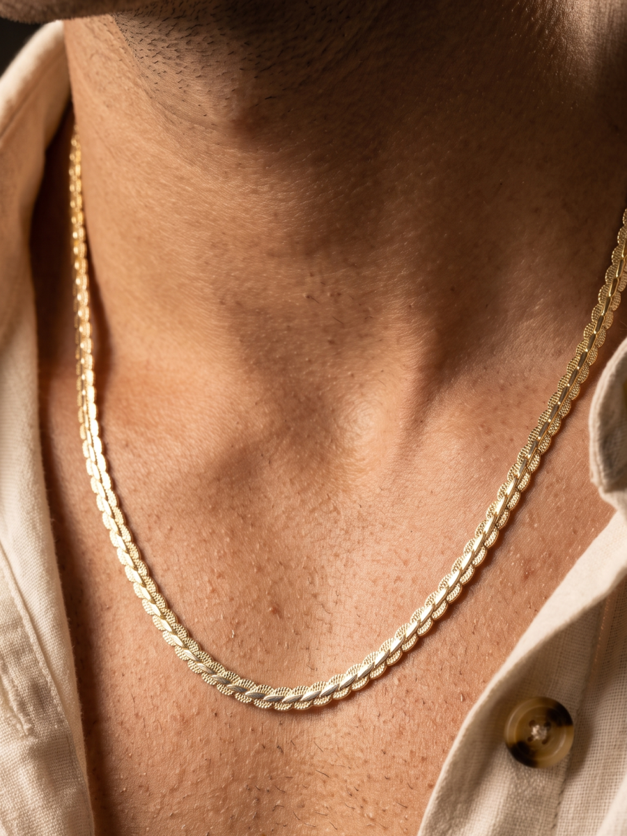 925 Silver Men's Foxtail Chain