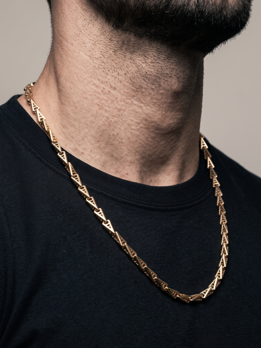 925 Silver Men's Twisted Rope Chain