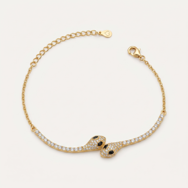 925 Silver Women's Padlock Charm Bracelet