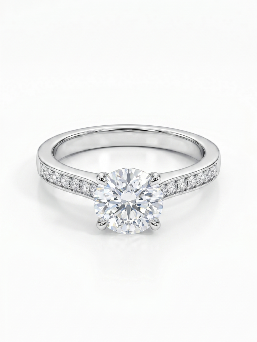 925 Silver CZ Cluster Cocktail Ring
