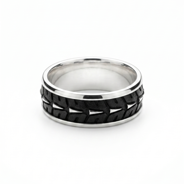 925 Silver Black Onyx Statement Ring