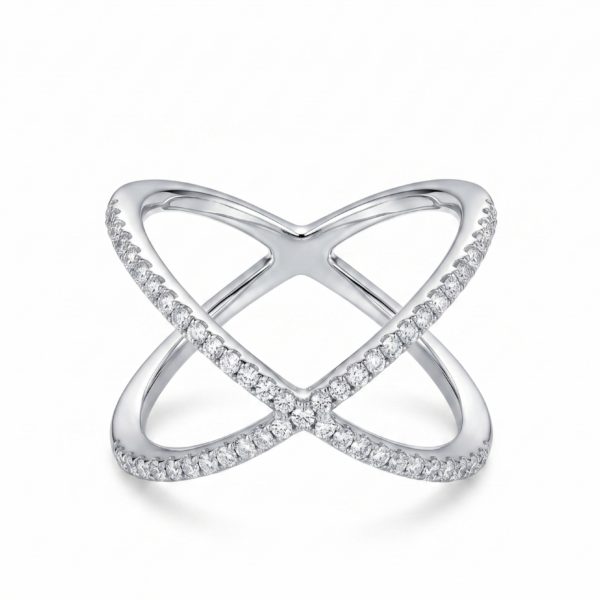 925 Silver Multi CZ Cluster Ring