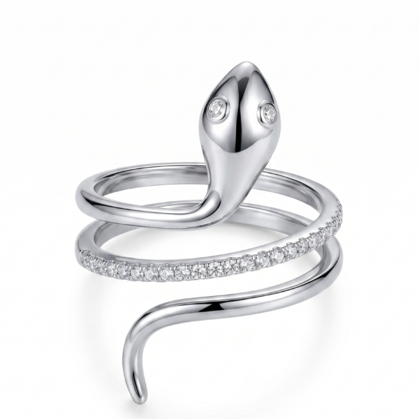 925 Silver CZ Stone Ring