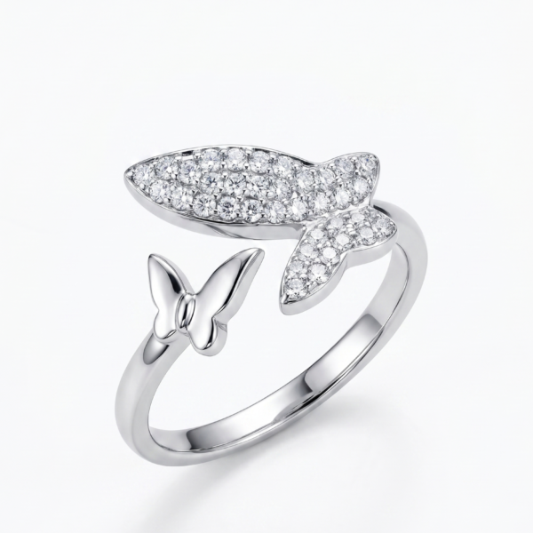 925 Silver CZ Delicate Ring