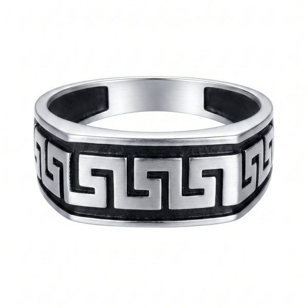 925 Silver Men's Classic Signet Ring