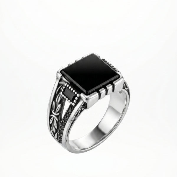 925 Silver Men's Stacked Ring Set