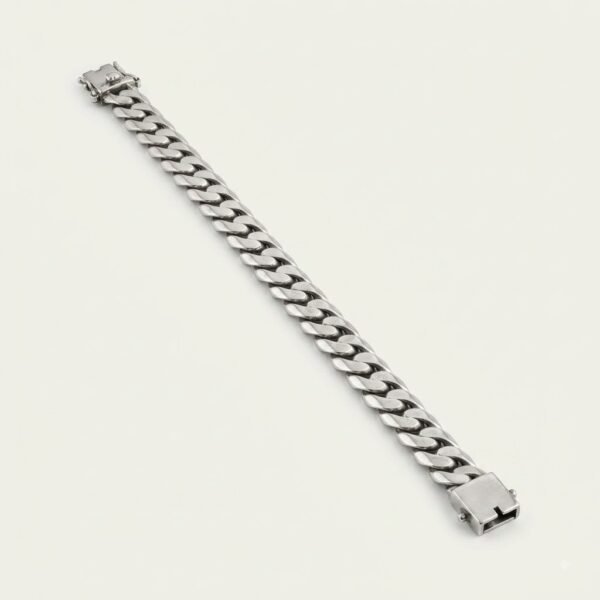925 Silver Men's Heavy Curb Bracelet