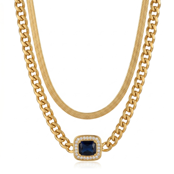 Layered Minimal Chain Necklace