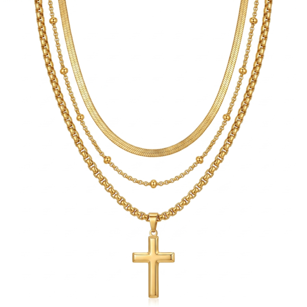 Pearl Charm Gold Necklace