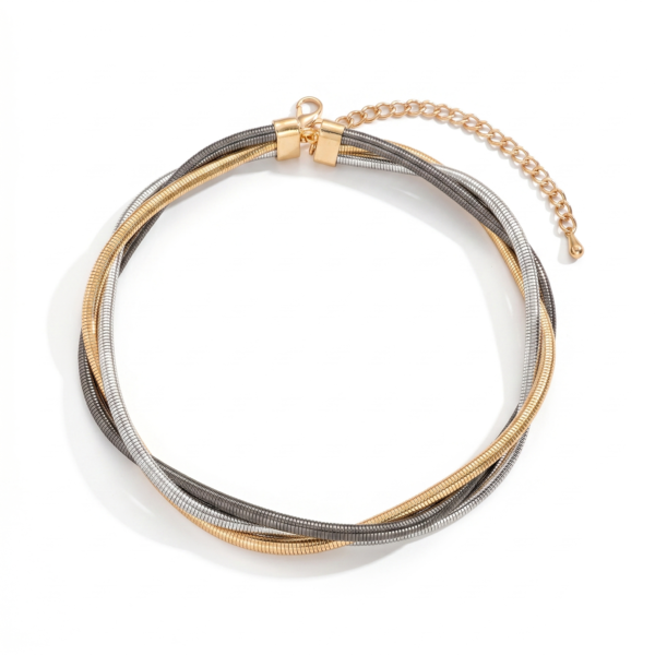 Twisted Two-Tone Choker