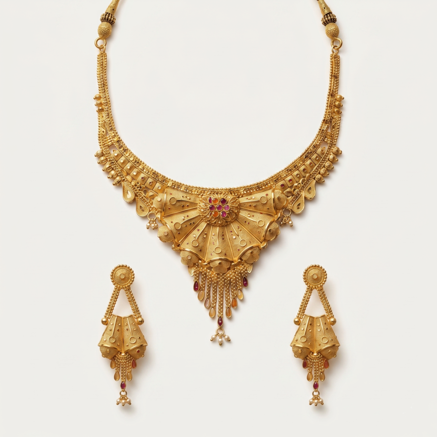 Temple Pendant Set