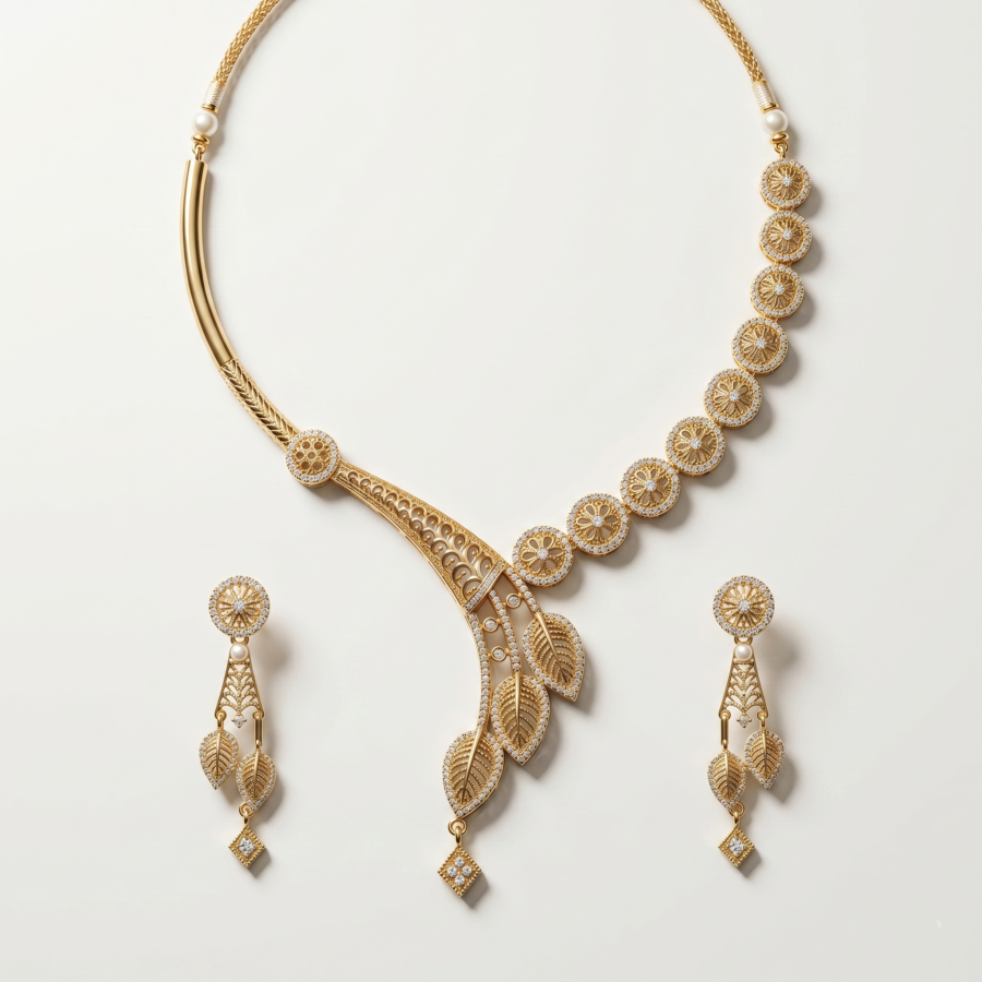 Simple Turkish Gold Necklace